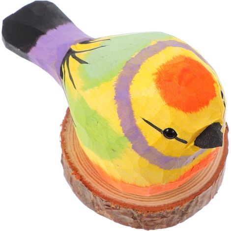 Vogelstatue Ornament Bunte Vogelsammlung Heimdekor Miniatur
