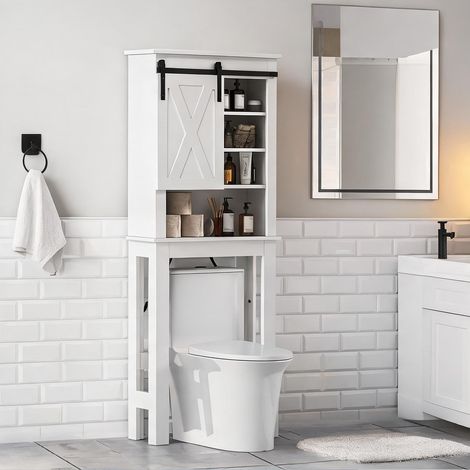 Meuble de salle de bain en melamina de Madera 67 x 25 x 172 cm (1/5)
