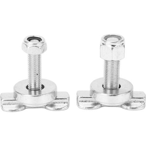 L Double Rail de Piste, Acier en Carbone, Points de Naissance Lourds, Installation Rapide, Fixation Logistique Sécurisée, Prévention, pour Camion-lit RV VTT. (1/5)