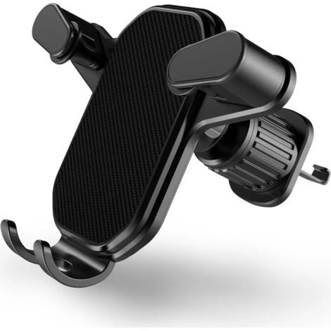 Soporte universal para teléfono de coche con gancho, soporte para rejilla de ventilación y soporte para teléfono móvil. (1/5)