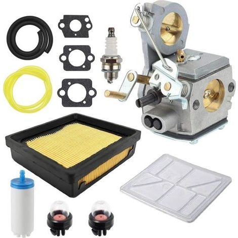 Hippotech Carburateur K750 avec filtres à air de rechange pour scie à tronçonner Husqvarna Partner K750 pour Zama C3-EL53 remplace 578 24 34-01 5782434-01 (1/3)