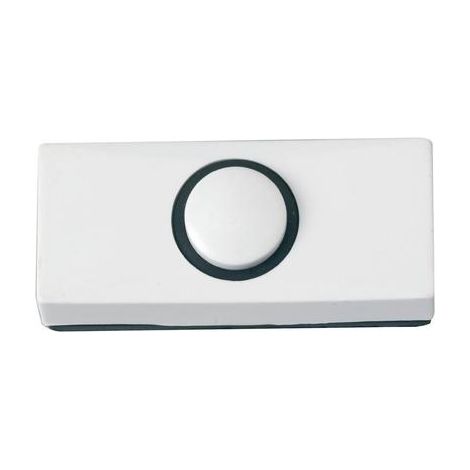 Heidemann 70180 Tasto per campanello 1 scomparto Bianco 24 V/1 A
