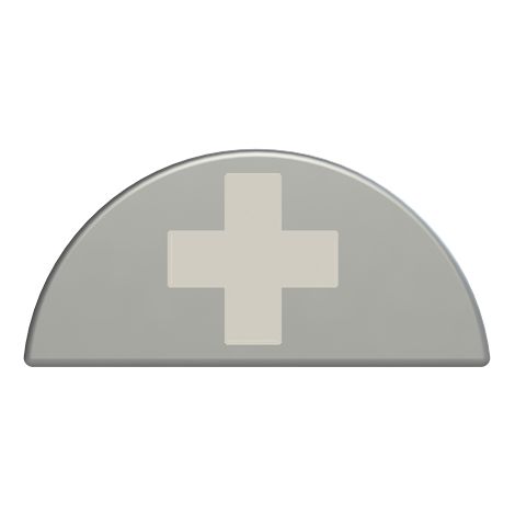 Zenit Symbole Infirmerie Pour Enjoliveur N2X01.9 Xx 2CLA200450N1101 ABB N2004.5 (1/3)