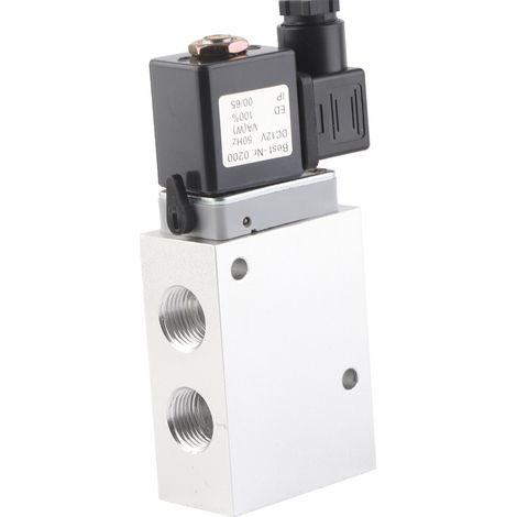 Électrovanne trois voies à deux positions, distributeur à commande électrique unique, diamètre 12 mm, 8020850DC12V (1/5)