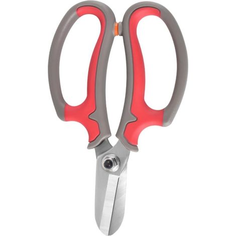Ciseaux à Fleurs Sécateur Recouvert Tondeuse Outil De Jardin Coupe-fleurs Garniture Cisailles De Jardin Tailleuse De Plantation Cisaillement De Fleurs Usine Rouge Acier Inoxydable (1/5)