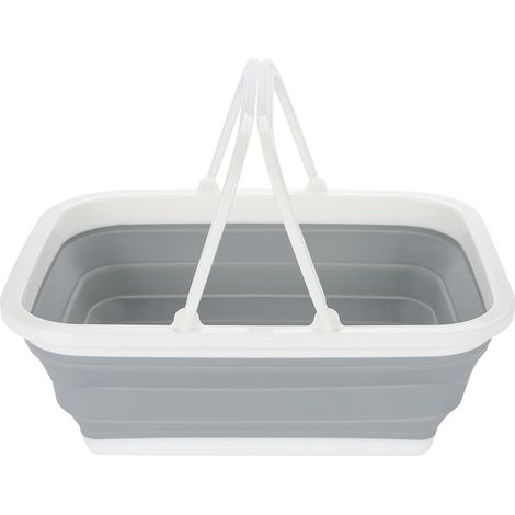 Panier pliable portable en plastique pour fruits et légumes, seau de marché (1/5)