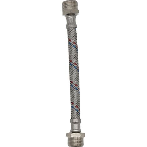 ROUSSEAU - Flexible de raccordement M1/2-M1/2 - Longeur 15 cm