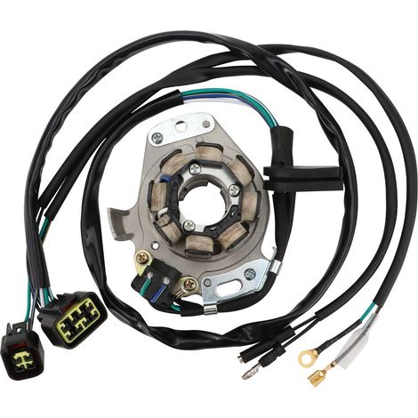Suitable for Honda CR250R (1999 model year), professional 2-stroke off-road motorcycle: ignition coil, stator, and magneto. Original part number: 31100-KZ3-J11. High-quality racing replacement part.--