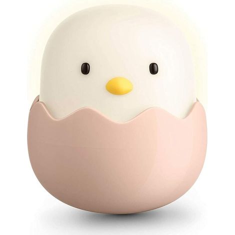 Filiyano – Lampe LED en silicone – Veilleuse pour enfants - Veilleuse Poussin - Lampe LED en silicone rechargeable par USB avec commande tactile (1/5)