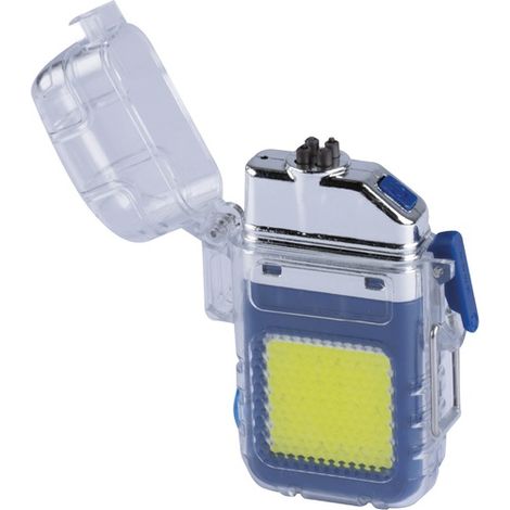 Linterna LED COB 2W con mechero eléctrico