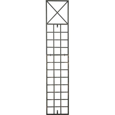 Traliccio decorazione murale rose da giardino piante rampicanti bronzo metallo 100003900