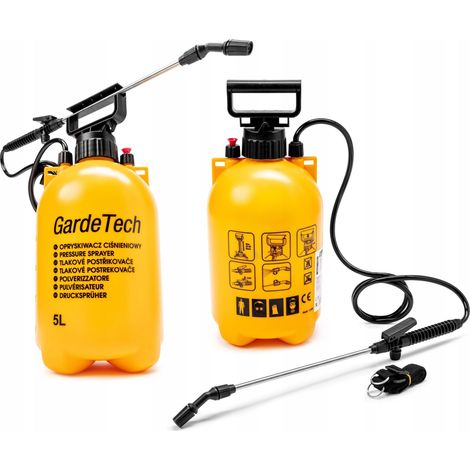 Pulverizador manual a presión de 5 litros Gardetech Strong Sprayer (1/5)