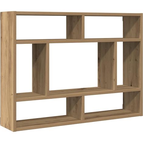 Maison Exclusive - Wandregal Artisan-Eiche 75x16x55 cm Holzwerkst