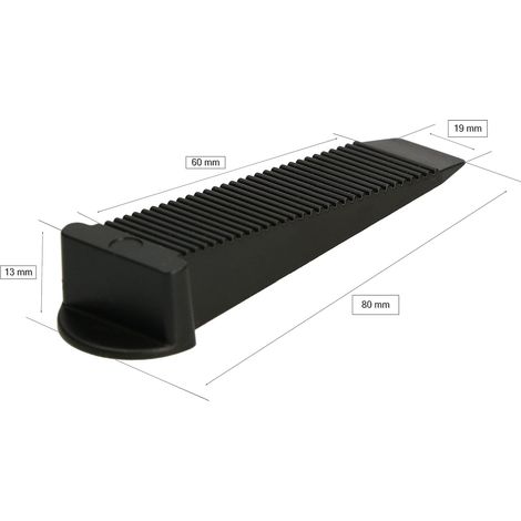 KOTARBAU Lot de 100 cales de nivellement pour carrelage (1/5)