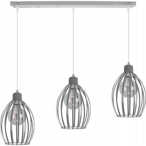 LÁMPARA DE TECHO COLGANTE LOFT METAL E27 LED