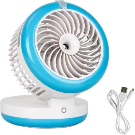 Ventilateur et Humidificateur - - Mini USB - 2000mAh - 3.5W - Portable (1/5)