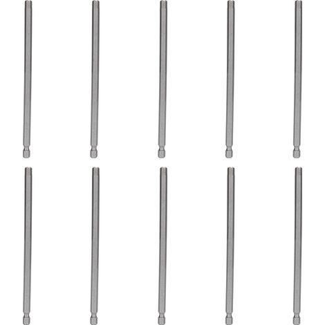 Lot de 10 embouts hexagonaux magnétiques 6mm pour tournevis électrique, accessoires renforcés de remplacement
