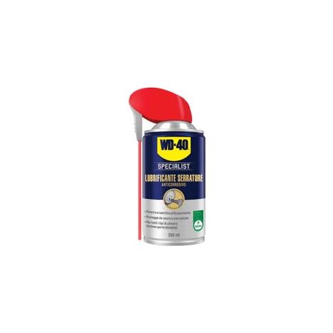WD-40 SPECIALIST SPRAY LUBRIFICANTE SERRATURE ANTICORROSIVO- - ml.250 spray - 12 pezzi WD40