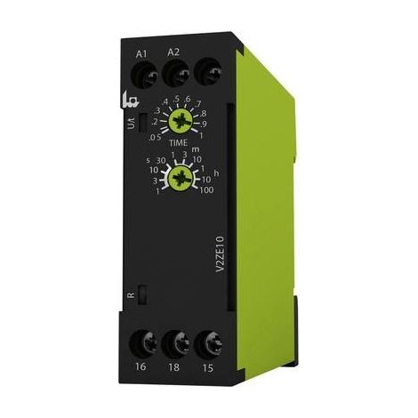 tele 125110 V2ZE10 24-240V AC/DC Relè temporizzato Monofunzionale 1 pz. Intervallo di tempo: 0.05 s - 100 h 1 scambio (1/2)