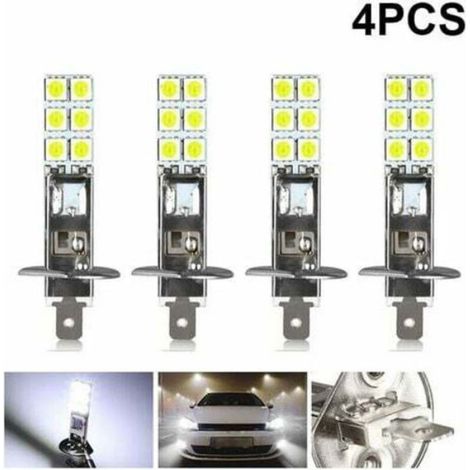 Ampoule LED H1 12V 6000K Blanc 55W pour Phare et Feu de Brouillard (1/3)