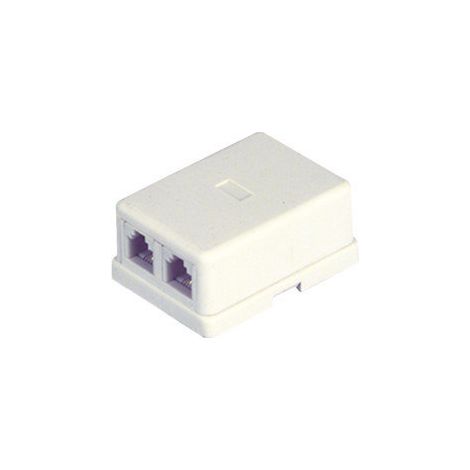 Base téléphonique double à 6 positions à 4 broches Electro Dh 39.042/6/4 8430552073900