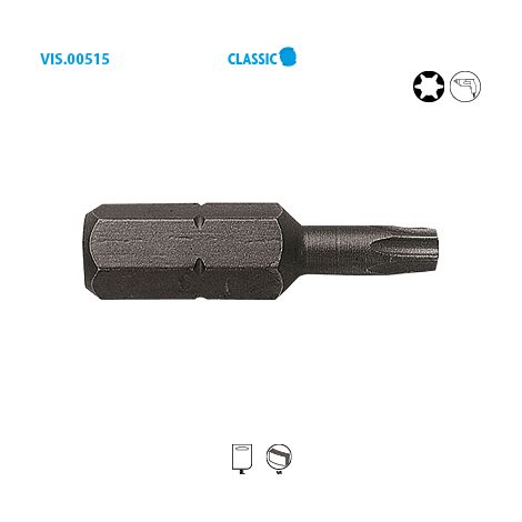 Punta destornillador serie 1/4' - 25 mm - Torx T25 - LEMAN - 51508 (1/2)