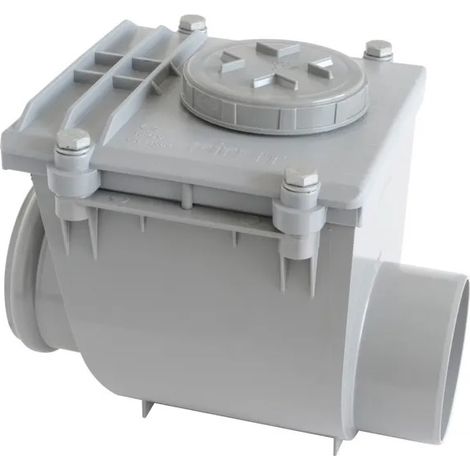 Valvola non ritorno d110 grigia  ral7037 con o' ring