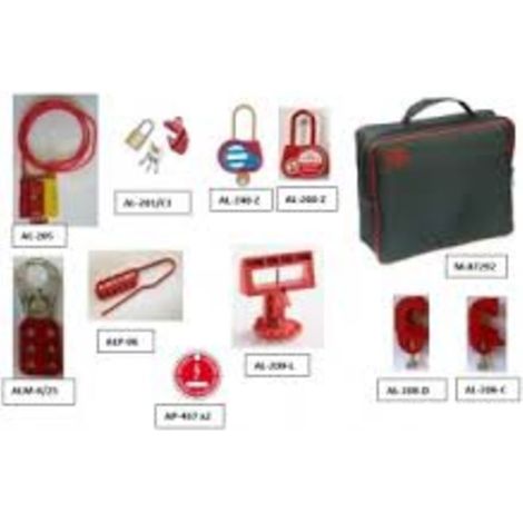 Kit de consignation électrique – Verrouillage dispositifs électriques – Sécurité interventions – Catu Kit-Consi-01E
