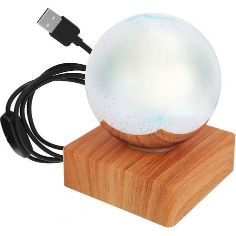 Jeffergarden Décoration tridimensionnelle USB, lumière romantique, veilleuse de Table LED (Type ciel étoilé)-DOU
