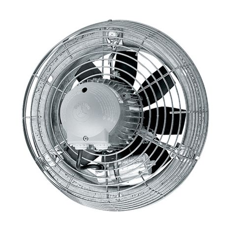 Axial-Wandventilator EZS 30/6 B Stahlwandring, Wechselstrom, DN300 von Maico - 0094.0002 (1/2)