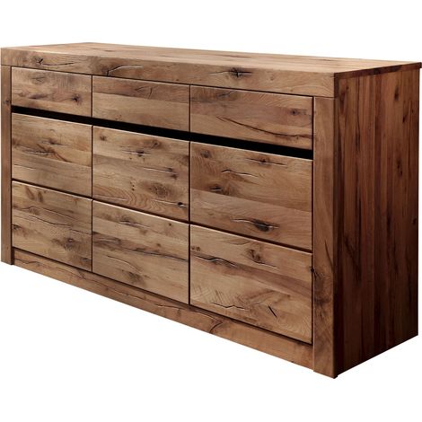 Sideboard Wildeiche / Zerreiche 150x43x80 natur geölt MONTREUX 151