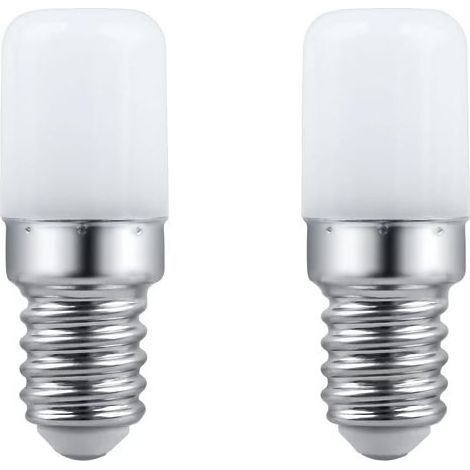 Lot de 2 Ampoules LED E14 T18 3W Lumière Froide pour Réfrigérateur, Lampe de Sel et Machine à Coudre (1/5)