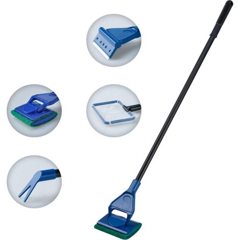 Kit Nettoyage Aquarium Accessoires Poisson Grattoir Aquarium