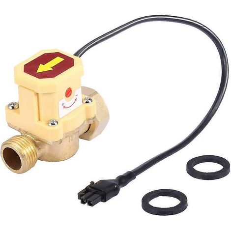 Pompe à eau à filetage G3/4-G1/2 avec capteur de débit réglable et pressostat automatique 220 V (1/4)