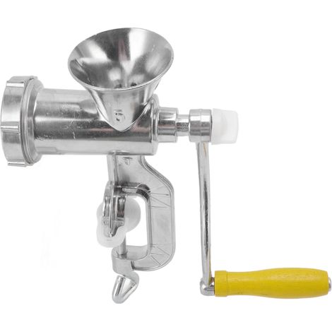 Hachoir à viande manuel en alliage d'aluminium, lame tranchante, design compact pour bœuf, porc et saucisses. (1/5)
