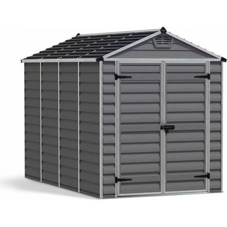 Skylight Shed 6 x 10 2 Box - Polycarbonate - L303.6 x W185.4 x H217 cm - Dark Grey