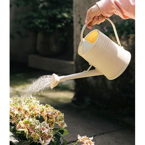 2-Liter-Gartengießkanne aus Kunststoff – Kleine Gießkanne – Gießkanne für Zimmerpflanzen und Blumen – Gießkanne mit abnehmbarer Brause – Kunststoffgießkanne für drinnen und draußen