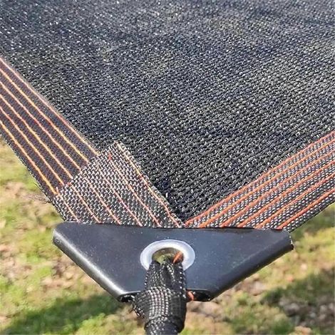 Filet d'ombrage anti-UV noir 95 pour serre agricole B-- (1/5)