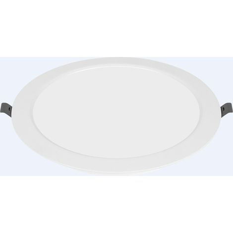 Spot LED encastrable plat 12 W 1200 lm – Plafonnier rond 4000 K blanc neutre IP40 – Panneau LED encastrable AC 220-240 V – Ø 18 cm (1/2)