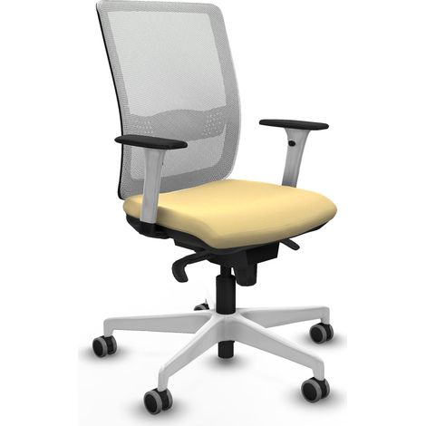 Silla de oficina piqueras y crespo Haches blanco cómoda robusta (1/2)