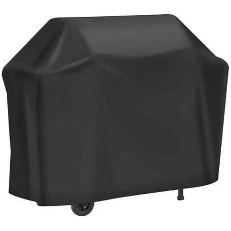 Housse pour mobilier de jardin Housse Barbecue, Étanche Résistant aux UV et aux Larmes, pour Weber, Holland, Jennair etc noir 173x65x115cm (1/3)