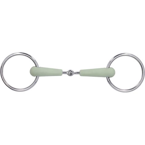 Mors de bride de 130 mm avec chaînette, en acier inoxydable, pour l'entraînement équestre
