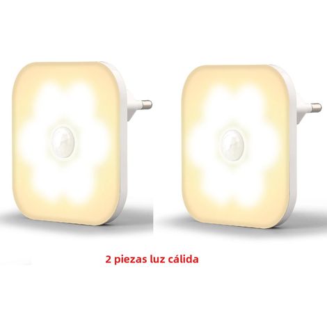 Veilleuse LED sans fil (2 pièces, lumière chaude) avec détecteur de mouvement, prise européenne standard (1/5)