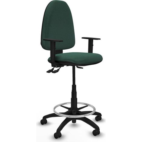 Taburete ergonómico de oficina Aýna Piqueras y Crespo verde