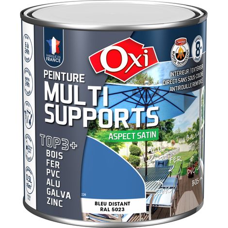 Owatrol-PEINTURE MULTI SUPPORTS SATIN-Solution intérieure/extérieure-Bleu Distant (RAL 5023) 0.5 litre (1/2)