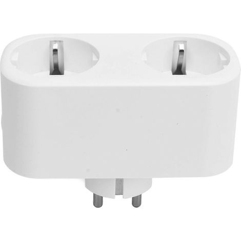 Intelligente WLAN-Steckdose 2-in-1 mit Sprachsteuerung für Smart Home, 220 V – maximal 16 A