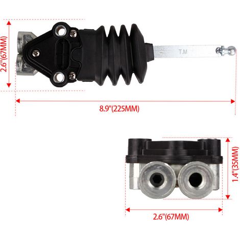 Pièces de modification automobile : Valve de contrôle de hauteur d'airbag de cabine pour camions MB/DAF 4640070110. Une unité pour valve de contrôle de hauteur d'airbag de cabine de camion Mercedes/DA (1/4)