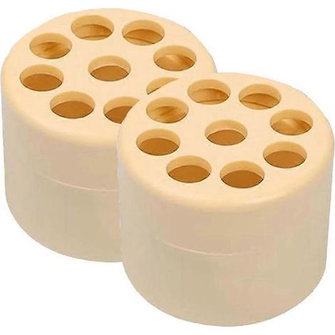 Support de tiges Ikebana en spirale, grille florale réutilisable pour vase, modeleur de fleurs (S/Beige-Jaune) (1/5)