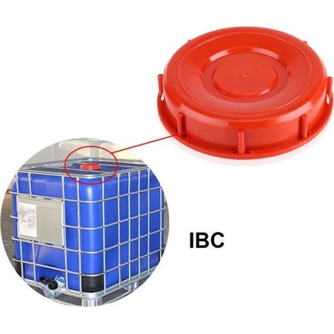 Bouchon de Cuve IBC 1000L - Couvercle Étanche pour Réservoir Eau de Pluie - Compatible Conteneur Liquide (Type B) (1/5)