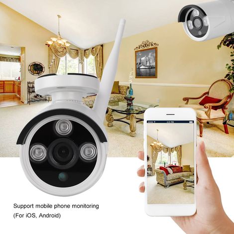 4-Kanal-WLAN-HD-Nachtsicht-Überwachungskamera mit Videobildschirm, 130-W-Smart-Sensor und AHD-Monitor (1/5)